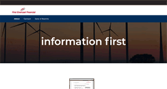 Desktop Screenshot of firstenercastfinancial.com